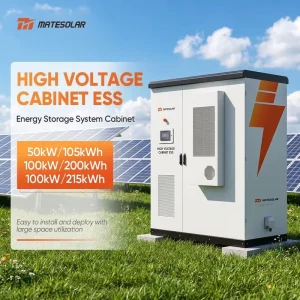 Air Cooling System 50Kw 105kWh 100kW 200kWh 215kWh Battery Storage Cabinet Industrial & Commercial Energy Storage