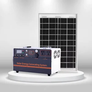Aiya220V 1500W solar power generation system lithium iron phosphate battery portable solar generator household solar panel