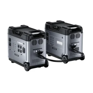 All In One 4000W Solar Generator 5000W UPS Portable Power Station 5120Wh Battery 20KWh
