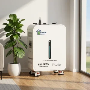 All In One Solar Energy Storage System 5kWh LiFePO4 Battery 6200W Grid Hybrid Inverter Dual MPPT PV Input CAN Home Emergency