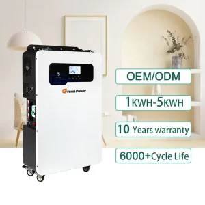 All One 5.12kw Hybrid Inverter 2.56kw Hybrid Inverter 48v 100ah 4.8kwh Lifepo4 Battery Solar Battery Operated Home UPS AC