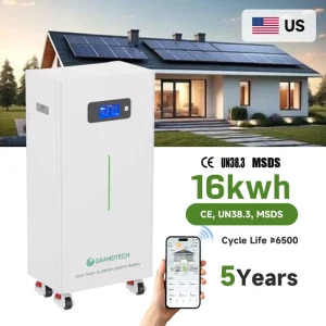 All One Inverter Solar Power Rack Mounted 15Kwh 16Kwh 48V 51.2V 280Ah 314Ah Lifepo4 Lithium Ion Battery CAN Home Energy