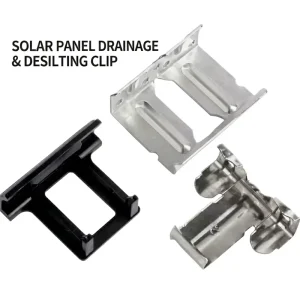 All Types of Solar Water Drainage Clips for Panel 30mm 40mm SUS304 ABS Water Guide Buckle Cleaning Clip
