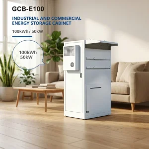 All in One 100kWh LiFePO4 Battery Energy Storage System Built in 50kW Hybrid Inverter With Smart MPPT