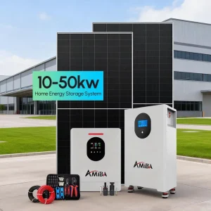 All in One 10KW 6KW 3KW Solar Kit with 51.2V 5KWH 10KWH LiFePO4 Battery and 10KW Hybrid Inverter MPPT for Off Grid