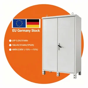 All in One 128kWh 261kWh Hybrid Solar Lithium Battery Cabinet Off Grid for Island Power