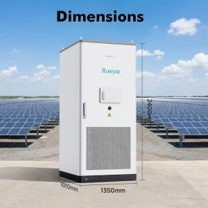 All in One 261kWh LiFePO4 Solar Battery System Hybrid Grid IP54 Protection Liquid Cooling BESS Cabinet