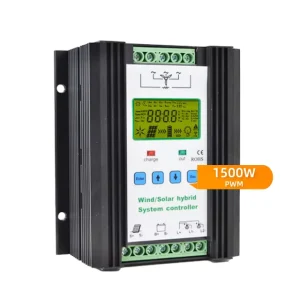 All-in-One 300W PWM Wind Solar Hybrid Controller 12V 24V 48V Off-Grid Power Solution LCD Display CE Certified