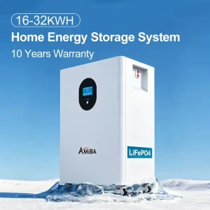 All in One 51.2V LiFePO4 Solar Home Storage System 16kwh 30kwh 32kwh 314ah 600ah 628ah Wheels 8000 Cycle Plug