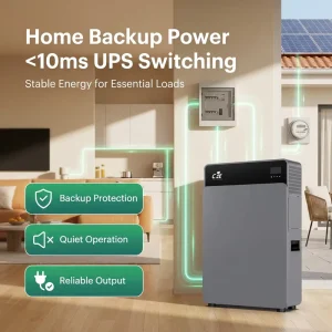 All-in-One ESS 4kW 8kWh LiFePO4 Hybrid Solar Inverter with BMS Protection Wall-Mounted for Home Energy Storage
