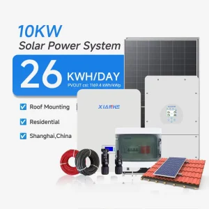 All in One Hybrid off Grid Kit 5kw Solar System Complete 15kva Home Solar Storage System with Ground Mounting Bracket