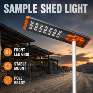 All-in-One Integrated Solar Road Street Light IP66 Waterproof ABS SMD 700W Aluminum Outdoor Street Lamp with Battery