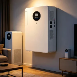 All in One LiFePO4 Battery Inverter 10.24kWh 51.2V 200Ah Hybrid Grid Solar Power Storage System