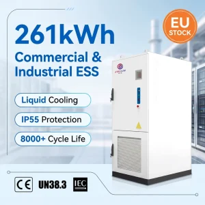 All-in-One Off-Grid Solar ESS 125kW 261kWh Outdoor LiFePO4 Lithium Battery Industrial Commercial Energy Storage Container System