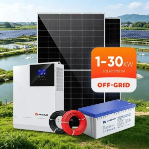 All in One Off Grid Solar Power System 5kW 6kW 8kW 10kw 12kW 20kW 30kW Solar Panel Kit with 10 Years Warranty for Home Mounting