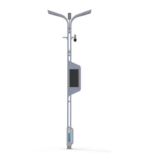 All-in-One Smart City Solar LED Street Light with Wi-Fi, CCTV Camera and Advertising Screen