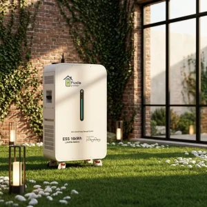 All-in-One Solar Energy Storage System 16kWh LiFePO4 Battery Home Backup Off-Grid Inverter 6200W Pure Sine Wave