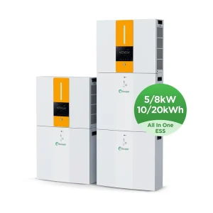 All in One Solar Hybrid Inverter 5.5Kva Energy Storage System With 51.2V Inbuilt Batteries