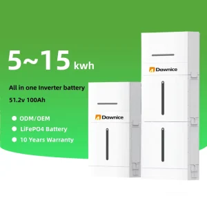 All in One Solar Hybrid Inverter 5KW 200Ah 400Ah 10kWh 20kWh Lithium Phosphate 48V 51.2V LiFePO4 Lithium Solar Battery ESS