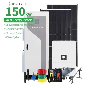 All in One Solar Power Generation System Integrated Hybrid Inverter 115kwh Battery Energy Storage Bank With Solar Panels