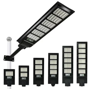All-in-One Solar Street Light Integrated LED IP65 Waterproof LiFePO4 Battery Motion Sensor for Roads Gardens and Parks