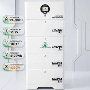 All in One Stackable Solar Power System 6.2KW 51.2V Inverter MPPT 100A Charger 20kWh Battery Hybrid Grid for Off Grid House