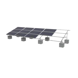Aluminium Concrete Foundation Ground Mount Solar Racking Systems