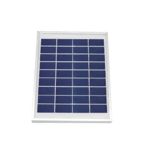 Aluminium Frame Solar Panels ZW 5W 9V Glass Laminated Photovoltaic Solar Panel 9V Portable Solar Panel Charger 5W