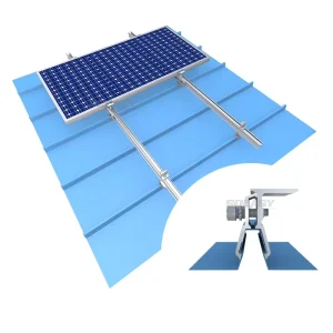 Aluminium Solar Clamps Solar Panel Tin Seam Metal Roof Structure Support
