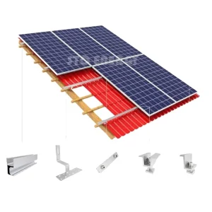 Aluminium Solar Mount Bracket for Tile Roof Solar Panel Mounting System