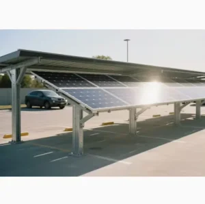 Aluminium Solar Roof Carport Racking Structure Solar Panels Mounting Stands Roof Top Mount Brackets for Photovoltaic