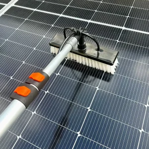 Aluminium Telescoping Manual Water Spray Brush for Cleaning Photovoltaic Solar Panels for Home Use Commercial