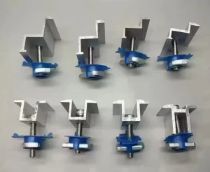 Aluminum 6005-T5 Ground-Fixed Solar Panel Mounting Bracket System