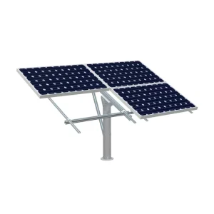 Aluminum Adjustable Ground Bracket Kit for Solar Panel Mounting Pole