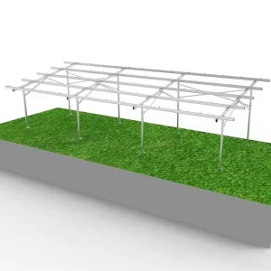 Aluminum Agrivoltaic Solar Farm Mounting Structure