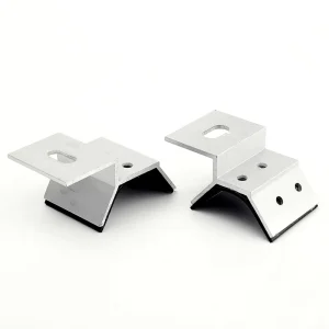 Aluminum Alloy Corrugated Solar Roof Clamp Easy Install Non-Penetrating Rooftop Mounting System Hardware for Home