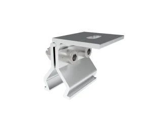 Aluminum Alloy Industrial Solar Panel Mounting System for Flat Tile Roofs-Brackets Frames Wind Load 55m/s