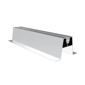 Aluminum Alloy Mini Rail for Solar Panel Mounting on Metal Roof