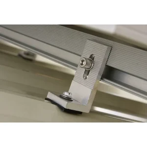 Aluminum Alloy PV Mounting Bracket Solar Panel Short Rail Hot-Dip Galvanized for Roof Carport