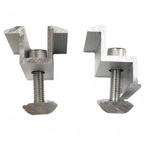 Aluminum Alloy Solar Panel Clamps Solar Accessories Sold Metal Roofs Solar Mounting System Solar Clamp