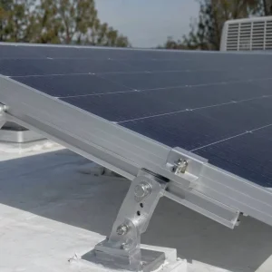 Aluminum Anodized Surface Frame Solar Panel Installation Bracket Inclined Angle Bracket Structure Used for RVs