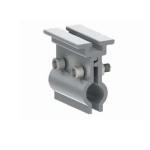 Aluminum Anodized Trapezoidal Solar Cell Panel Clamp Mounting Rack System for Home Metal Roof