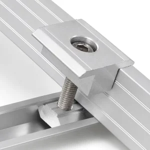 Aluminum Bracket 30mm 35mm Adjustable Solar Panel Mid Middle Clamp Solar Mounting Middle Clamp for Solar Panel Mounting