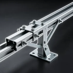 Aluminum Galvanized Solar Mounting Bracket Sheet Metal Structure for PV Panel System