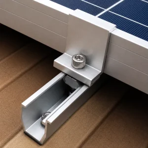 Aluminum Mid Clamp End Clamp Solar Panel Mounting Brackets Fixing Clamps for Solar PV Bracket
