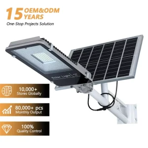 Aluminum Outdoor Split Solar Street Lamps Ip65 Waterproof 50W 100W 200W 300W Solar Powered Street Light