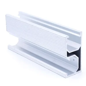 Aluminum PV Mounting Rail Extruded Aluminium Alloy Solar Guide Rail Support Bracket For Roof Ground Solar System
