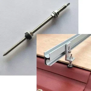 Aluminum Quick Installation Solar Installation Accessories Solar Panel Roof Mount Kit