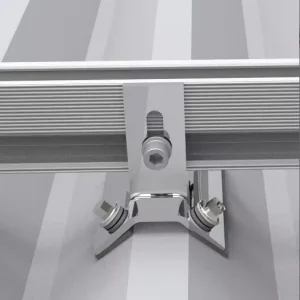 Aluminum Solar Clamp 35mm-50mm EPR-Clamp Photovoltaic Mounting System for Metal Roof Solar Panels