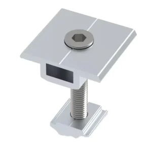 Aluminum Solar Mid and End Clamps for PV Mounting System Anodized Corrosion Resistant Panel Bracket